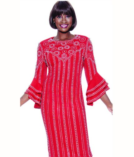 Terramina 7119-RED Church Dress
